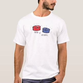 T-shirt pilule rouge de bleu de pilule
