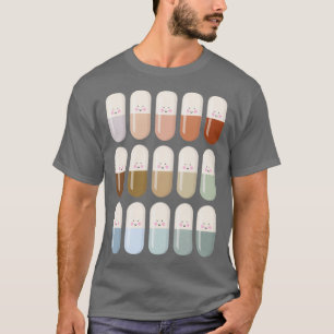 T-shirt Pilules capsules mignonnes