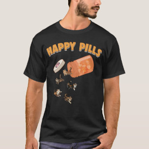 T-shirt Pilules heureuses chat Maine Coon Chatons félins
