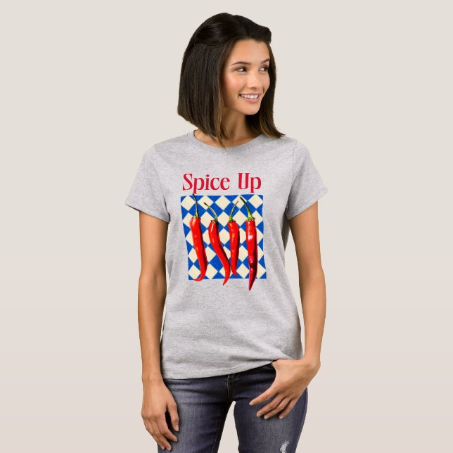 T-shirt Piment Bold Chili Spice Up Bold  (Devant entier)