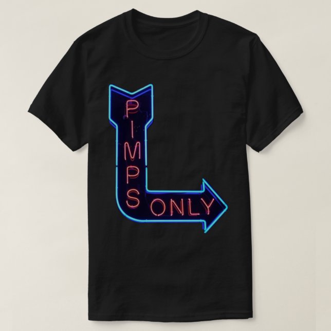 T-shirt Pimps seulement - Sticker Lamar Kendrick (Design devant)