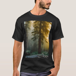 T-shirt Pin Dans La Forêt