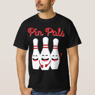 T-shirt Pin Pals Cute Bowling Pour Hommes Femmes Et Enfant