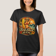 Pin-Up Surfeur Surf Shack | Surfer les Vagues Plag