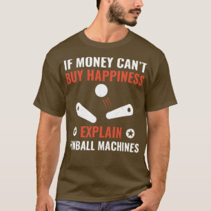 T-shirt Pinball est heureux Funny Pinball Player Arcade G
