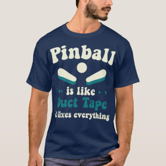 T-shirt Pinball Fixe Tout Arcade Drôle Jeu