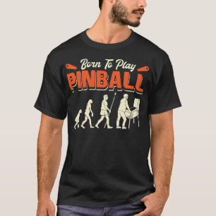 T-shirt Pinball Jeu Pinball Joueur Conception 