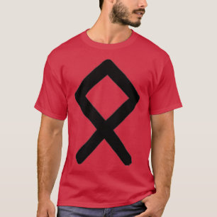 T-shirt Pinceau de la rune noire