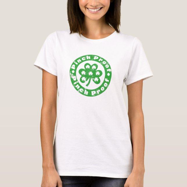 T-shirt Pinch Proof St. Patrick's Day (Devant)
