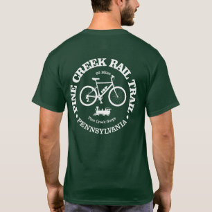 T-shirt Pine Creek Rail Trail (cyclisme)