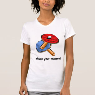 T-shirt ping-pong drôle