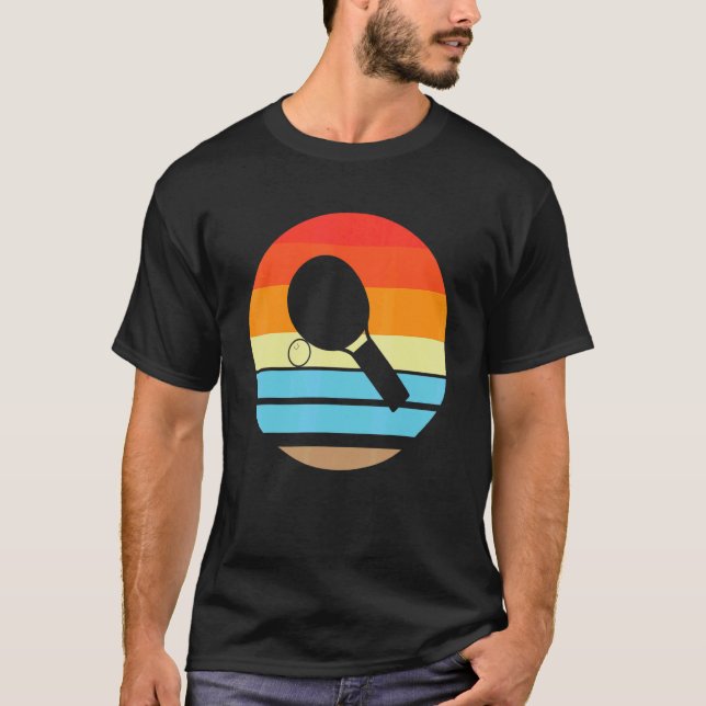 T-shirt Ping Pong Ninja Whiff Whaff Table Lecteur Co (Devant)