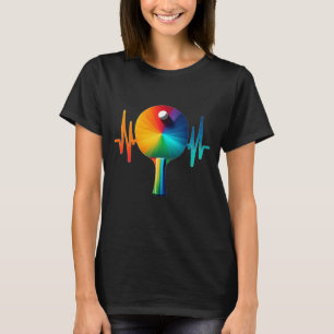 T-shirt Ping pong pouls tennis de table battement de coeur