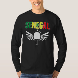 T-shirt Ping Pong Sénégal  Soutenir le Tennis de Table Sén