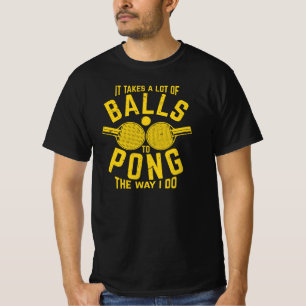 T-shirt Ping pong, table tennis