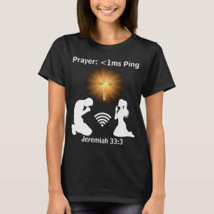 T-shirt Ping prière