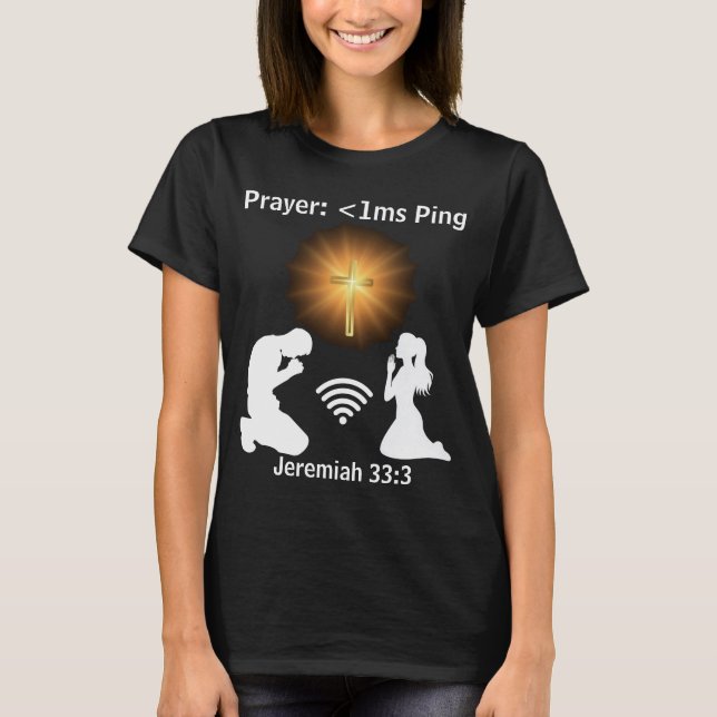 T-shirt Ping prière (Devant)