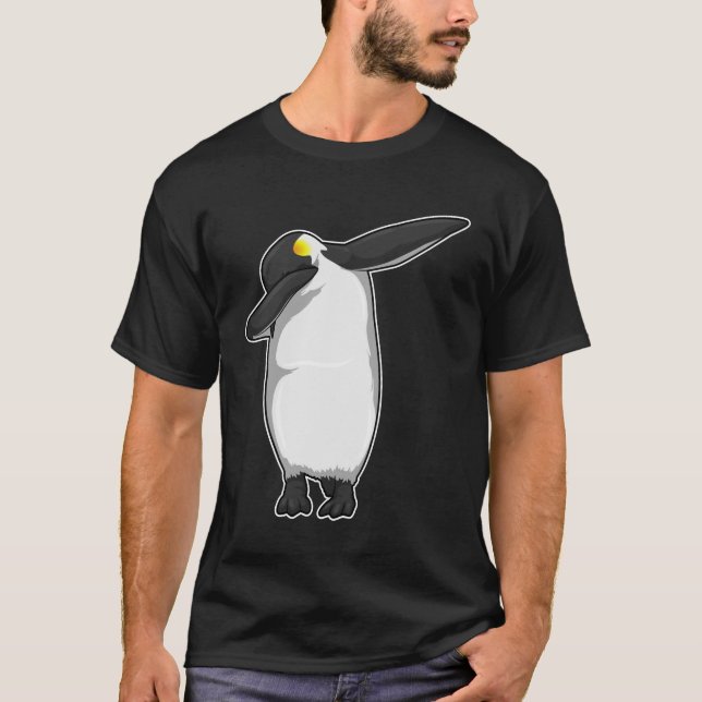 T-shirt Pingouin à Hip hop Dance Dab (Devant)