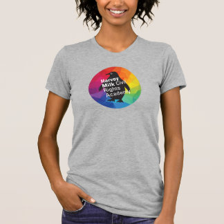 T-shirt Pingouin arc-en-ciel - Adulte mince, gris
