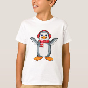 T-shirt Pingouin avec écran et casque