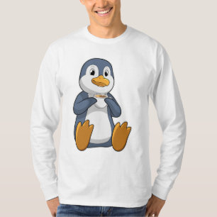 T-shirt Pingouin avec la coupe du café