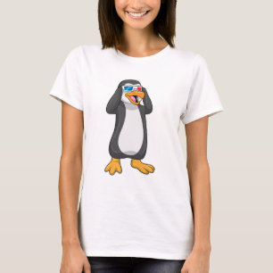 T-shirt Pingouin avec lunettes