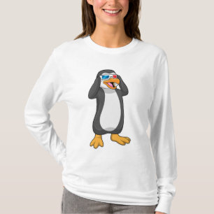 T-shirt Pingouin avec lunettes