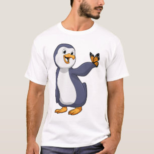 T-shirt Pingouin avec papillon
