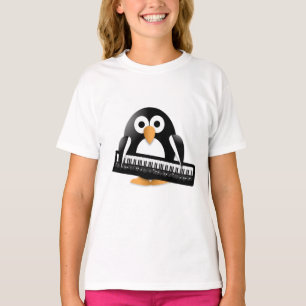 T-shirt Pingouin avec piano