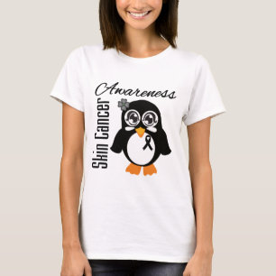 T-shirt Pingouin de conscience de cancer de la peau