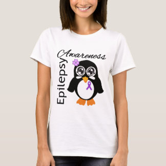 T-shirt Pingouin de conscience d'épilepsie