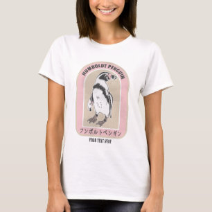 T-shirt Pingouin de Humbolt écriture japonaise