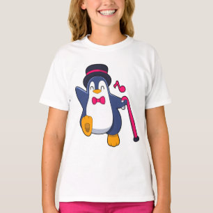 T-shirt Pingouin en Groom avec Cravate