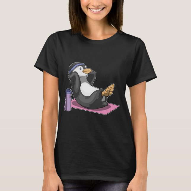 T-shirt Pingouin Fitness Assieds Sports (Devant)
