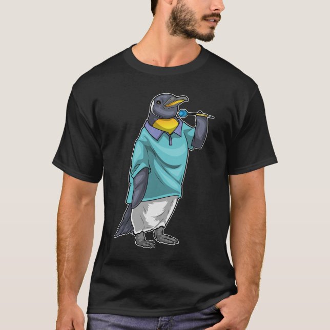 T-shirt Pingouin fléchettes (Devant)