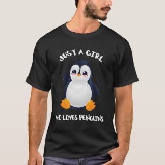 T-shirt Pingouin Juste Un Qui Aime Les Pingouins