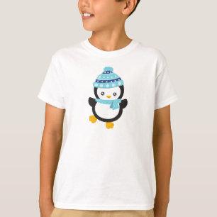 T-shirt Pingouin mignon, Pingouin, Pingouin Avec Écharpe