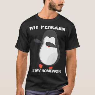 T-shirt Pingouin mignon pour enfants garçons Animal Antarc