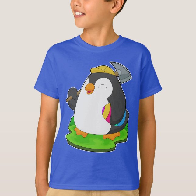 T-shirt Pingouin Pâques Miner (Devant)
