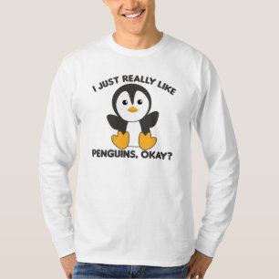 T-shirt Pingouin Pingouin Favori Animal Pingouins Cute Pou