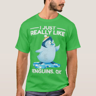 T-shirt Pingouin rétro animal mou