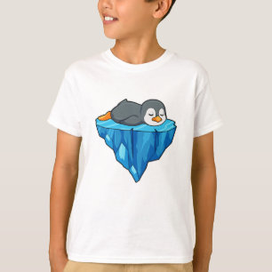 T-shirt Pingouin sur glace floc