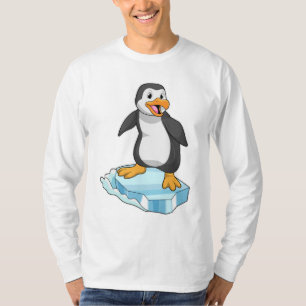 T-shirt Pingouin sur glace floc