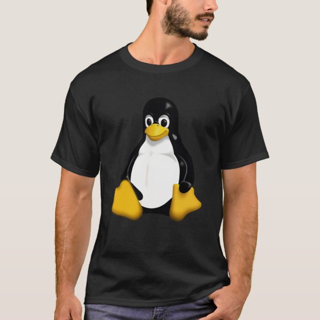 T-shirt Pingouin Tux Linux (Devant)