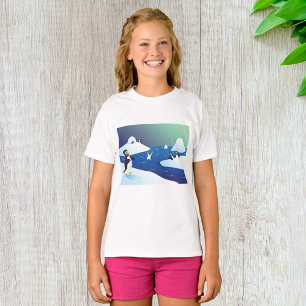 T-shirt Pingouins Et Glace
