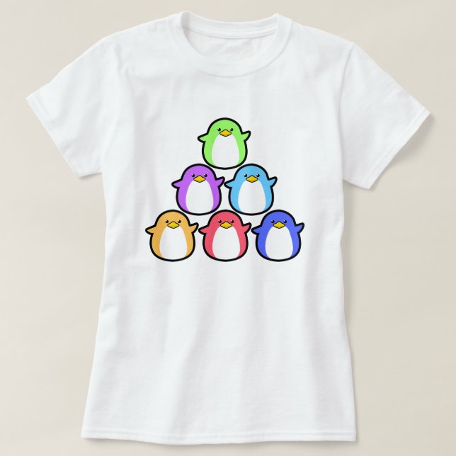 T-shirt Pingouins mignons (Design devant)