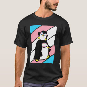 T-shirt Pinguins Fierté Transgenre Drapeau Lgbtq Fier Ally