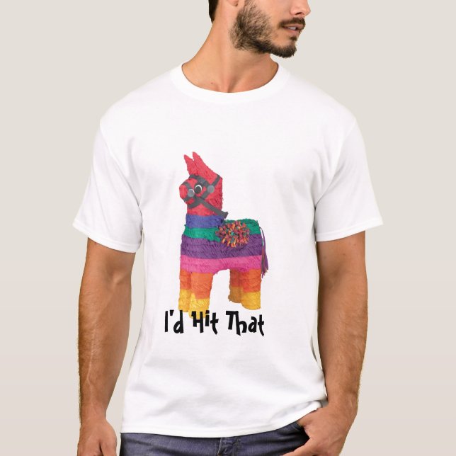 T-shirt piniata (je frapperais cela) (Devant)