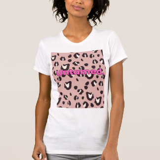 T-shirt pink animal print
