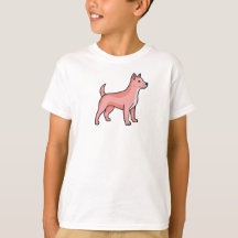 Pink Cartoon Dog